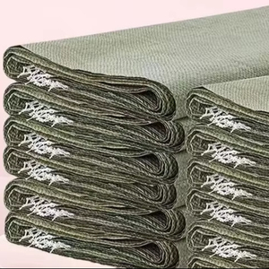 物流輸送、洪水制御砂、土壌、建設廃棄物の使用のためのカスタマイズされたグレーグリーンPP織りバッグ; - Product Image 1