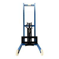 400kg fer tambour plastique seau chariot élévateur manuel empileur camion huile tambour élévateur empileur camion Nylon et PU roues