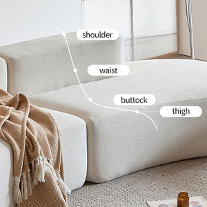 Canapé-lit sectionnel 3 places pliable en <span class=keywords><strong>tissu</strong></span> et éponge, idéal pour les petits espaces de bureau à domicile ou de chambre, collection 2025 - Product Image 5