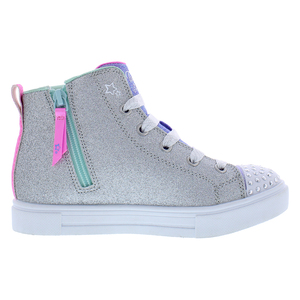 Zapatillas Skechers Lights Twinkle Sparks Stellar Star PS para Niña, Plateadas Multicolor, de Caña Alta con Luces - Product Image 2