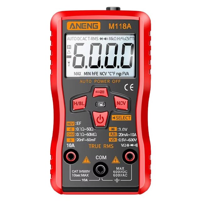 Hot-selling Handheld Digital Multimeter, Professional Mini Portable Color Screen Display Multimeter