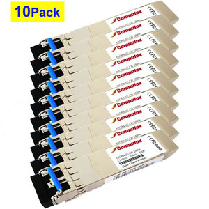 Paquete de 10 - Sfp-10g-lr (smf, 1310nm, 10km) para Mikrotik <span class=keywords><strong>Ccr1072</strong></span>-<span class=keywords><strong>1g</strong></span>-<span class=keywords><strong>8s</strong></span>+, Producto Nuevo y Original con un Año de Garantía - Product Image 1