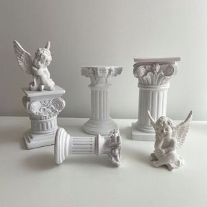 Ingrosso in stile retrò <span class=keywords><strong>con</strong></span> le <span class=keywords><strong>ali</strong></span> ornamento grazioso angelo in resina per matrimonio regalo di compleanno eco-friendly gioielli da scrivania altalena - Product Image 2