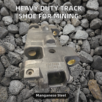 Chaussures de chenilles robustes pour pelles électriques - Pièces de train de roulement pour l'exploitation minière