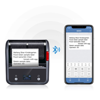Imprimante thermique portable intelligente NIIMBOT B3S Hot 3 pouces 75 mm noire pour étiquettes de bouteilles et étiquettes de prix