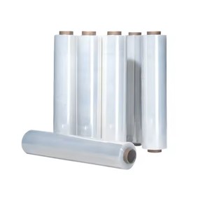 China Free Sample Transparent Machine Roll LLDPE Stretch Film Jumbo Roll <b>Pallet</b> Stretch <b>Wrap</b> Film - Product Image 4