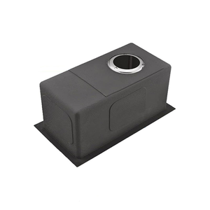 Lavello rettangolare da 10x18 pollici in acciaio inox, lavello 304 in acciaio inox di piccole <span class=keywords><strong>dimensioni</strong></span>, adatto per bar e cucine RV - Product Image 2