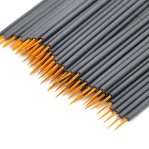 Dùng Một Lần Cứng Mềm Đầu Bán Buôn Vàng Nhãn Hiệu Riêng Biểu Tượng Tùy Chỉnh Chỉ Bút Kẻ Mắt Màu Trắng Bàn Chải Kem - Product Image 3