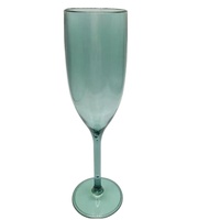 Flûtes à champagne en plastique blanc transparent de 5,2 oz, verres à champagne transparents en vrac pour les fêtes, couleur personnalisée