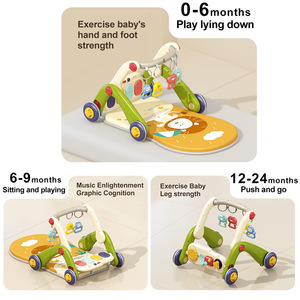 Marche-bébé multifonctionnel musical, poussette musicale interactive en plastique pour enfants de 0 à 3 ans, fabriqué à Shantou - Product Image 3