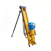 Petite foreuse électrique portable haute productivité pour l'exploitation minière, machine de forage de trous de dynamitage en pente avec moteur 4KW