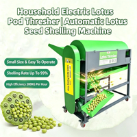 Décortiqueuse compacte de graines de lotus pour usage domestique, traitement humide et sec, machine à décortiquer les graines de lotus fraîches avec faible taux de dommages aux graines
