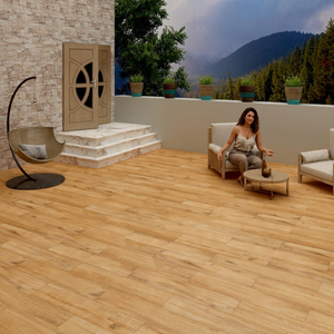 Ruff Beige <b>Matt</b> 200x1200mm Carving Wood Look Porcelain Plank <b>Floor</b> Tiles 20x120cm 8x48 Inch - Product Image 4