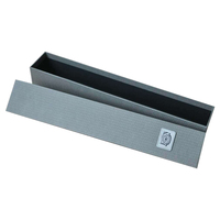 Emballage de bouquet de fleuriste de roses à longue tige unique OMT Cajas Para Arreglos Florales Boîte cadeau en carton PVC avec matériaux recyclés
