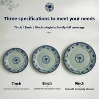 Magnifiques assiettes à plantes en céramique de haute qualité de 7 pouces et 8 pouces, plats de service, résistants au micro-ondes, modernes, minimalistes, neufs