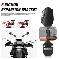 Support de caméra multifonctionnel en aluminium CNC pour moto NT1100 avec rétroviseur grand angle