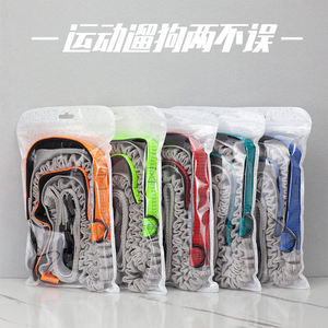 Doppio Manico Elastico Bungees Corda Retrattile Hands Free Cane Che Corre Al Guinzaglio con Cintura In Vita Regolabile - Product Image 6