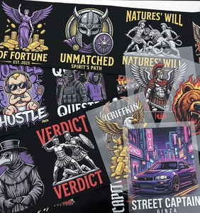 Vinilo Termoadhesivo al por Mayor de Fábrica, Diseños Lavables Impresos en Serigrafía sobre PET y Goma, Adhesivos para Prendas, Logotipos Personalizados, Transferencia Térmica - Product Image 1