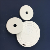 Logo Personnalisé Plâtre Suspendu Céramique Non Parfumé Absorber Parfum Diffuseur D'arôme Volatile Disque De Pierre