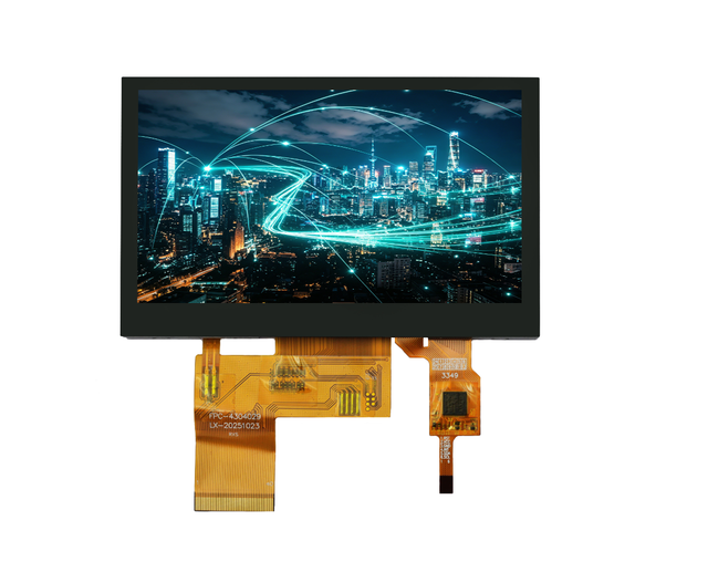 Lianxun IPS TFT LCD Screen 4.3 Inch 800x480 RGB Interface Lcd Display with CTP Touch Panel 1300 Nit High Luminance Lcd Module