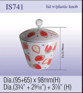 Cấp thực phẩm phim hoạt hình cupcake tinplate Canister tráng miệng đường thức ăn vật nuôi <span class=keywords><strong>Cookie</strong></span> kẹo quà tặng bao bì lưu trữ logo in - Product Image 6