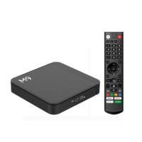 Original de fábrica M9 ATV Box con Amlogic S905Y4 2GB/4GB/16GB/32GB 4K TV Set Top Box Android 11 H265 Control remoto por voz M9