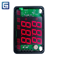Solution complète certifiée ISO9001 pour la conception de circuits imprimés, l'approvisionnement en composants et le traitement de cartes PCBA pour le contrôle de la température et de l'humidité (horloge PCBA)
