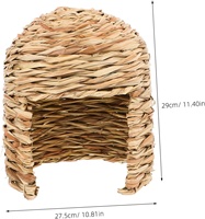 Cabane pour lapins, abri pour petits animaux, maisonnette pour lapins, château pour lapins, abri pour petits animaux, cachette pour cochon d'Inde en herbe