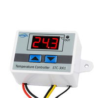 Contrôleur de température numérique à micro-ordinateur XH-W3001 pour incubateur, thermostat de refroidissement et de chauffage
