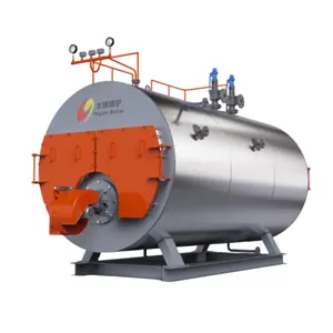Horizontal fuel gas heating full automatic control steam boiler for building materials