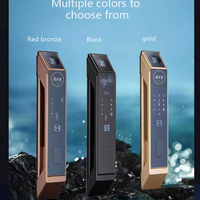 Serrure de porte intelligente avec caméra, reconnaissance faciale 3D et commande vocale, cylindre numérique biométrique Tuya WiFi de classe C pour la maison