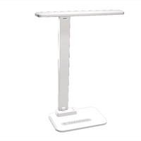 Lampe de bureau LED PC pliable à rotation multidirectionnelle, capteur tactile, charge USB/CA, 650lm, 5000K, 93Ra, idéale pour l'étude - Meilleure vente