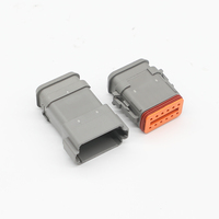 Connecteur automobile étanche mâle 12 broches type Deutsch DT04-12P-E008, faisceau de câbles, prise -40~105°C, marque LIZONE, fabriqué en Chine