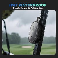 Haut-parleur extérieur étanche IPX6 8W, haut-parleur magnétique, haut-parleur stéréo sans fil portable pour le camping, les voyages, la plage, les fêtes