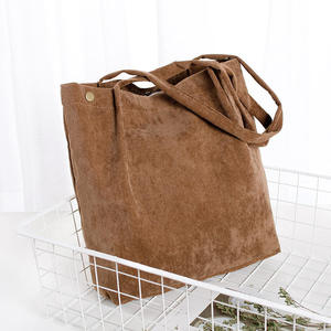 Luxury Reusable <b>Corduroy</b> Shopping <b>Bags</b> with Logos Travel and Makeup <b>Bag</b> by Manufacturer - Product Image 3