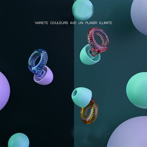 سدادات أذن من السيليكون بثلاثة أحجام عالية الدقة سدادات أذن بألوان مزخرفة عازلة للصوت سدادات أذن للحفلات والملاهي الليلية والحفلات والمحفلات الموسيقية - Product Image 4