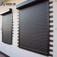 Ventanas Enrollables Eléctricas de Aluminio, Diseño Horizontal Moderno, Residencial y Comercial, Impermeables, Antirrobo