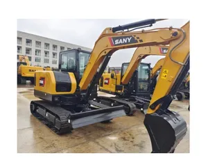 Sany-60 בשימוש מחפר למכירה, 90% מחפר מקומי חדש, זונה קטנה, מציעים הצעת מחיר סין