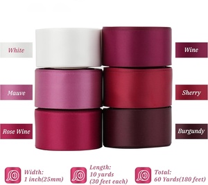 ลดราคา! ริบบิ้นซาตินสองหน้า 196 สีพื้น ขนาด 1 1/2 นิ้ว ยาว 100 หลา พิมพ์ลายฟอยล์ทอง สำหรับตกแต่งดอกกุหลาบ ผลิตจากโพลีเอสเตอร์ 100% - Product Image 5