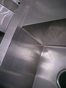 LW-17065 Free Standing Commercial Stainless Steel Double Bowl <strong>Kitchen</strong> <strong>Sink</strong> Cabinet Pantry <strong>Unit</strong> - Product Image 3