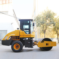 Équipement de construction routière avec tambour en acier et performances de compactage élevées