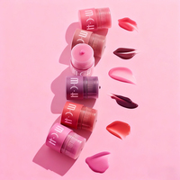 Gloss à lèvres en gel twist-up imperméable avec des reflets naturels et des paillettes, formule hydratante longue durée, vegan - Rouge à lèvres en marque privée