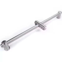 Support de douche coulissant en acier inoxydable FSH 304, réglable en hauteur et en angle, pour douchette, finition nickel, accessoires de robinetterie de salle de bain