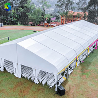 Carpa Moderna y Lujosa para Bodas de 12x30m, 15x40m, 20x40m, con Techo de PVC, Carpa Grande para Eventos, Catering, Fiestas al Aire Libre, Carpas de Aluminio