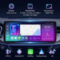 Radio con GPS para Auto, Android 15, 8+256G, DSP, CARPLAY, Reproductor Multimedia para Hyundai