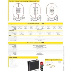 Medidor de Resistencia a Tierra Chauvin Arnoux CA6418, Pinza Amperimétrica Digital de 20A CA, Herramienta de Medición Eléctrica Portátil - Product Image 4