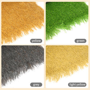 Yapay saz sentetik kamış yapay palmiye saz sarı çim rulo saz barlar için yapay saman çatı çardaklar - Product Image 6