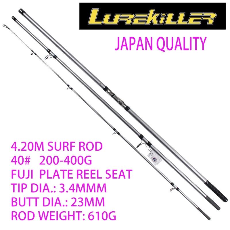 Fuji NS-7 Reel Seat,  200-400g, Silver Rod