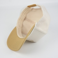 Op maat gemaakte OEM golfpetten van hoge kwaliteit, waterdicht, geborduurd, sport snapback caps, 5-delige gebogen klep, geperforeerde baseball caps