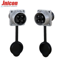 Jnicon MJ32 connecteur XLR étanche IP67 prise femelle et connecteurs mâles 4Pin haute tension 80A/600V pour désherbeur